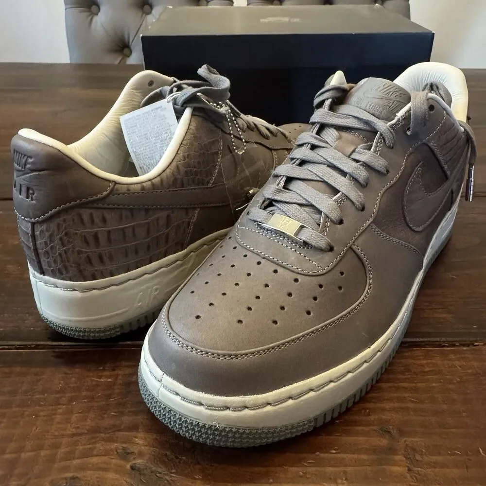 Nike Air Force 1 Low Supreme Premium QK Grey Shoes